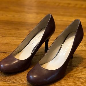 Franco Sarto Burgundy Heels
